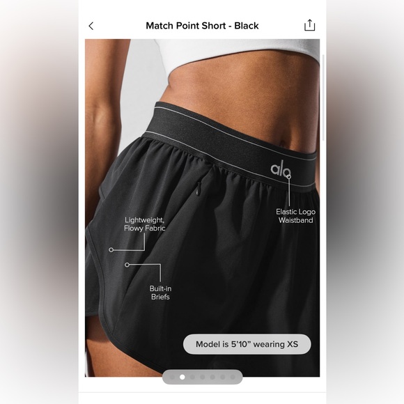 Match Point Short - Picture 2 of 3